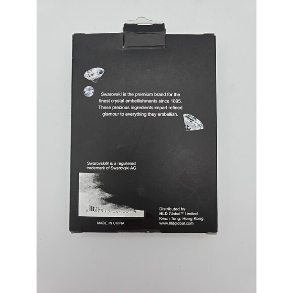 Harvey Lewis Christmas Ornament Letter "A" with Swarovski Crystals & Red Ribbon - Picture 4 of 6